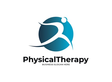 Sport logo healthy running fitness athletes icon vector illustration