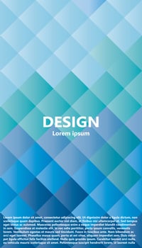 Block gradien blue vector