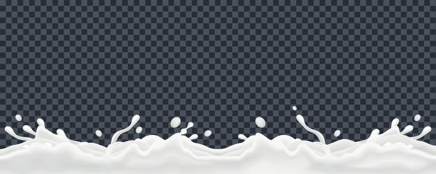 Milk Splashes Background vector
