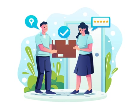 Cash On Delivery Illustration vector