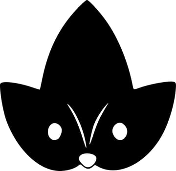 vector illustration of chicken head shape