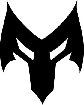 vector illustration of garuda head shape