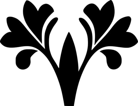 vector illustration of flower shape