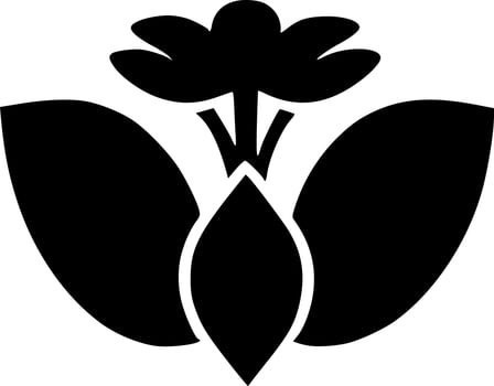 vector illustration of flower shape