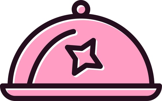 Tray Cover Vector Icon