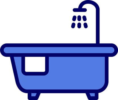 Bath Tub Vector Icon