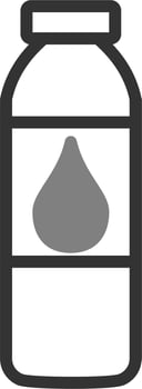 Water Bottle Vector Icon