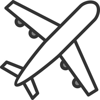 Aeroplane Vector Icon