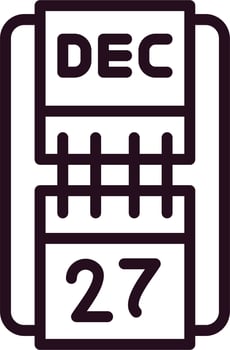 Calendar Vector Icon