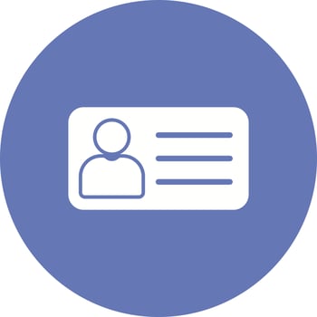 Identification Vector Icon