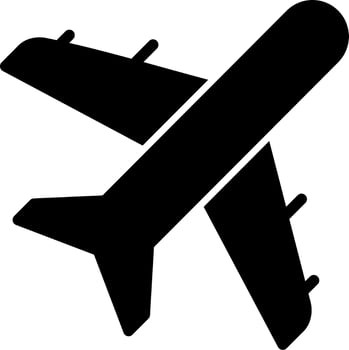 Plane Vector Icon