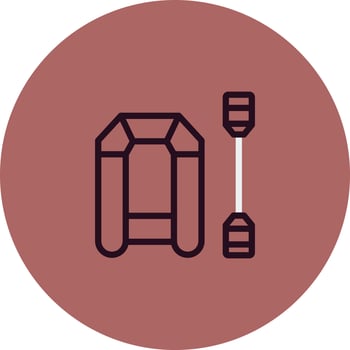 Life Raft Vector Icon