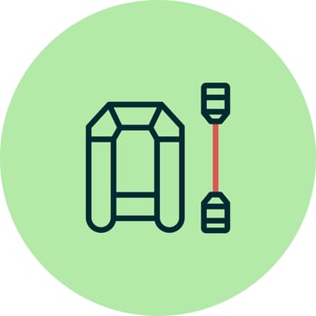 Life Raft Vector Icon