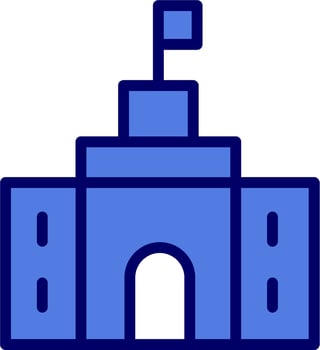Embassy Vector Icon