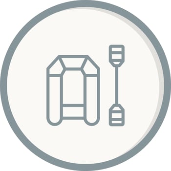 Life Raft Vector Icon