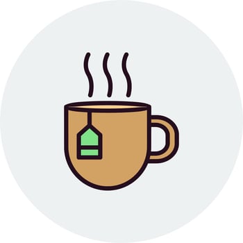 Tea Cup Vector Icon
