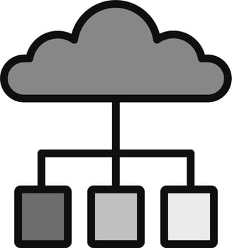 Cloud Storage Vector Icon