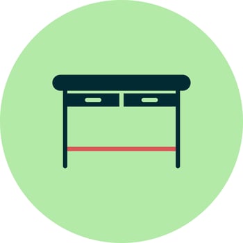 Desk  Vector Icon