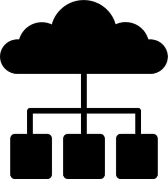 Cloud Storage Vector Icon
