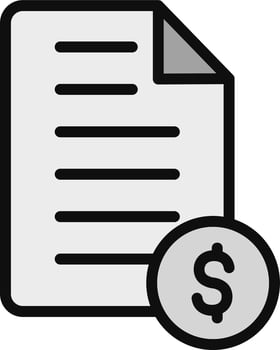 Bill Vector Icon