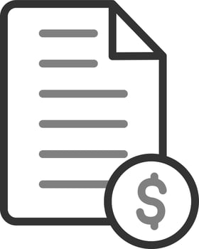 Bill Vector Icon