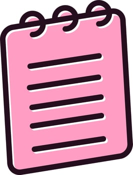 Notepad Vector Icon