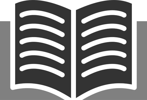 Open Book Vector Icon