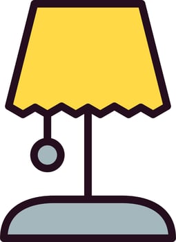 Desk Lamp Vector Icon