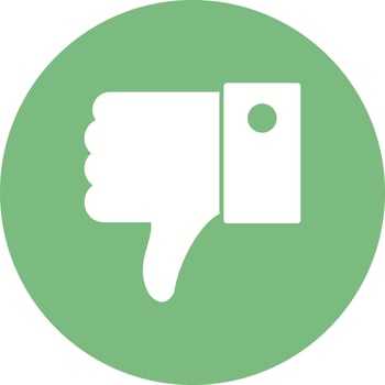 Dislike Vector Icon