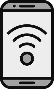 Wifi Hotspot Vector Icon