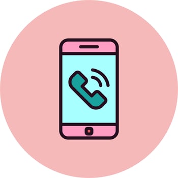 Phone Call Vector Icon