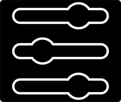 Adjust buttons icon vector