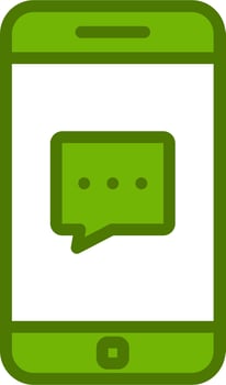 Phone Chat Vector Icon