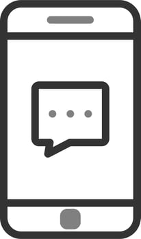Phone Chat Vector Icon