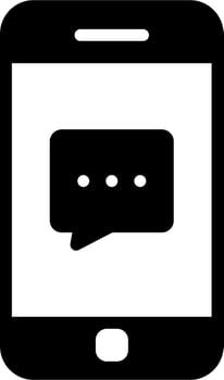 Phone Chat Vector Icon