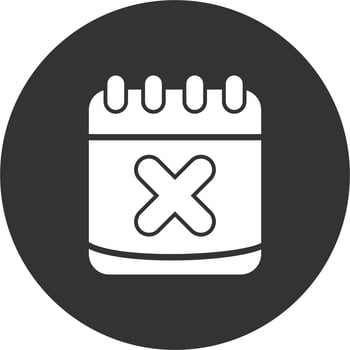Cancel Event Vector Icon