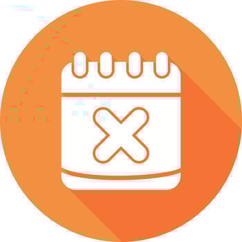 Cancel Event Vector Icon