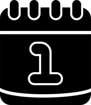 January  Vector Icon