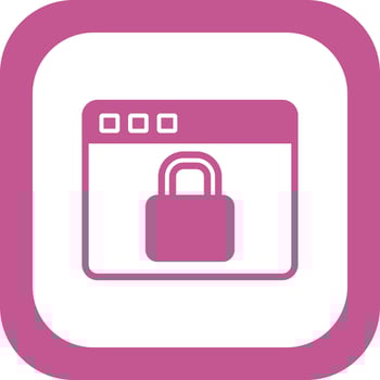 Web Security Vector Icon