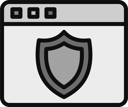 Web Security Vector Icon