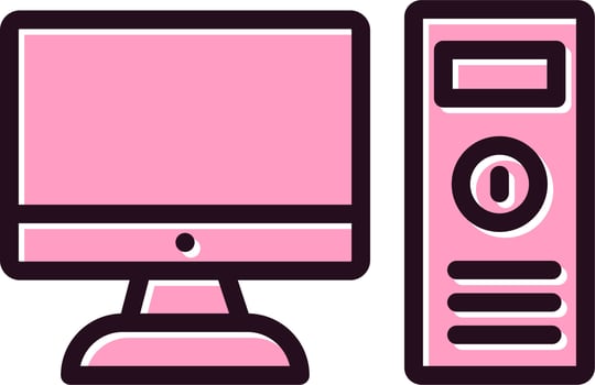Computer Vector Icon