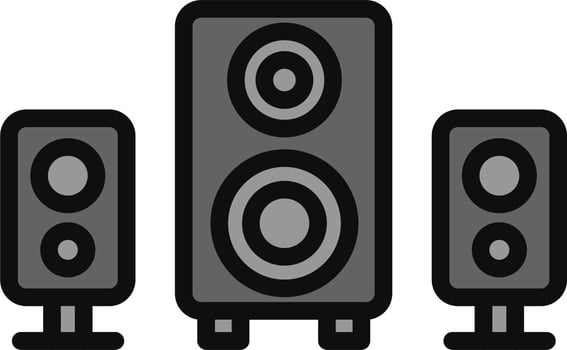 Music Speaker Vector Icon
