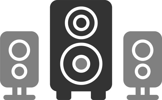 Music Speaker Vector Icon