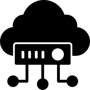 Cloud Network Vector Icon