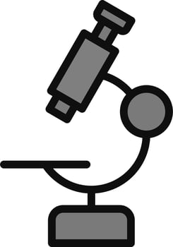 Microscope Vector Icon