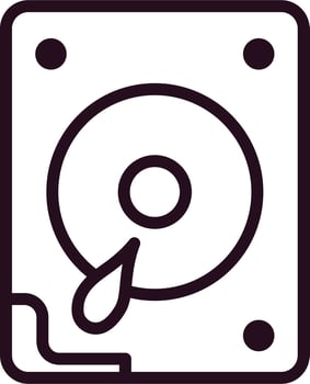 Harddisk Vector Icon