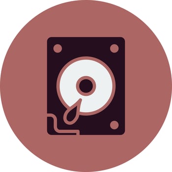 Harddisk Vector Icon