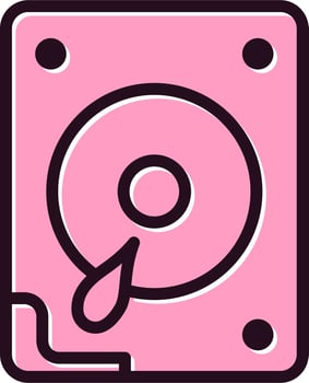 Harddisk Vector Icon