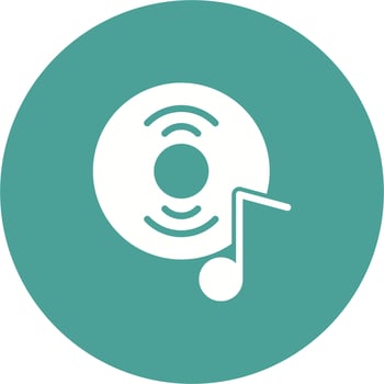 Disc Vector Icon