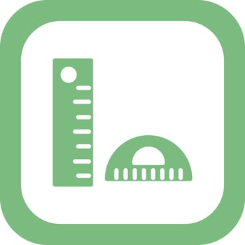 Ruler Vector Icon